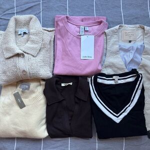 Bundle 6pc Tops - Jcrew, Madewell, & Other Stories